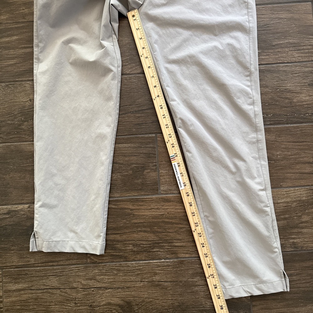 James Perse Golf Trouser Men 34x29 (3) Gray Slim Fit Performance Stretch Pants - Picture 5 of 12